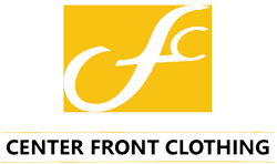 center front clothing logo